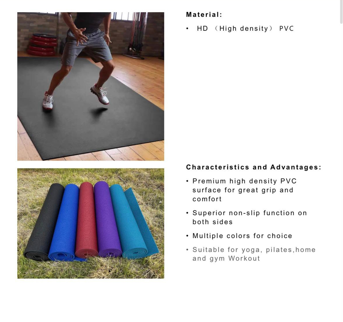 Fitness mat